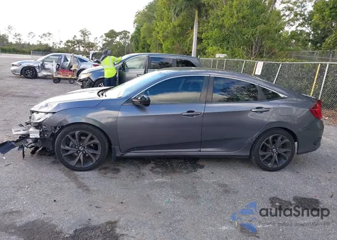 2020 Honda Civic Sport from USA, damaged, VIN 19XFC2F85LE006947